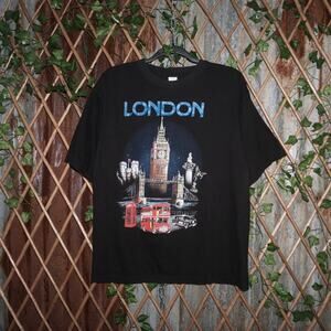 Large- Vintage Y2K London tourist/vacation promo 90s T-shirt